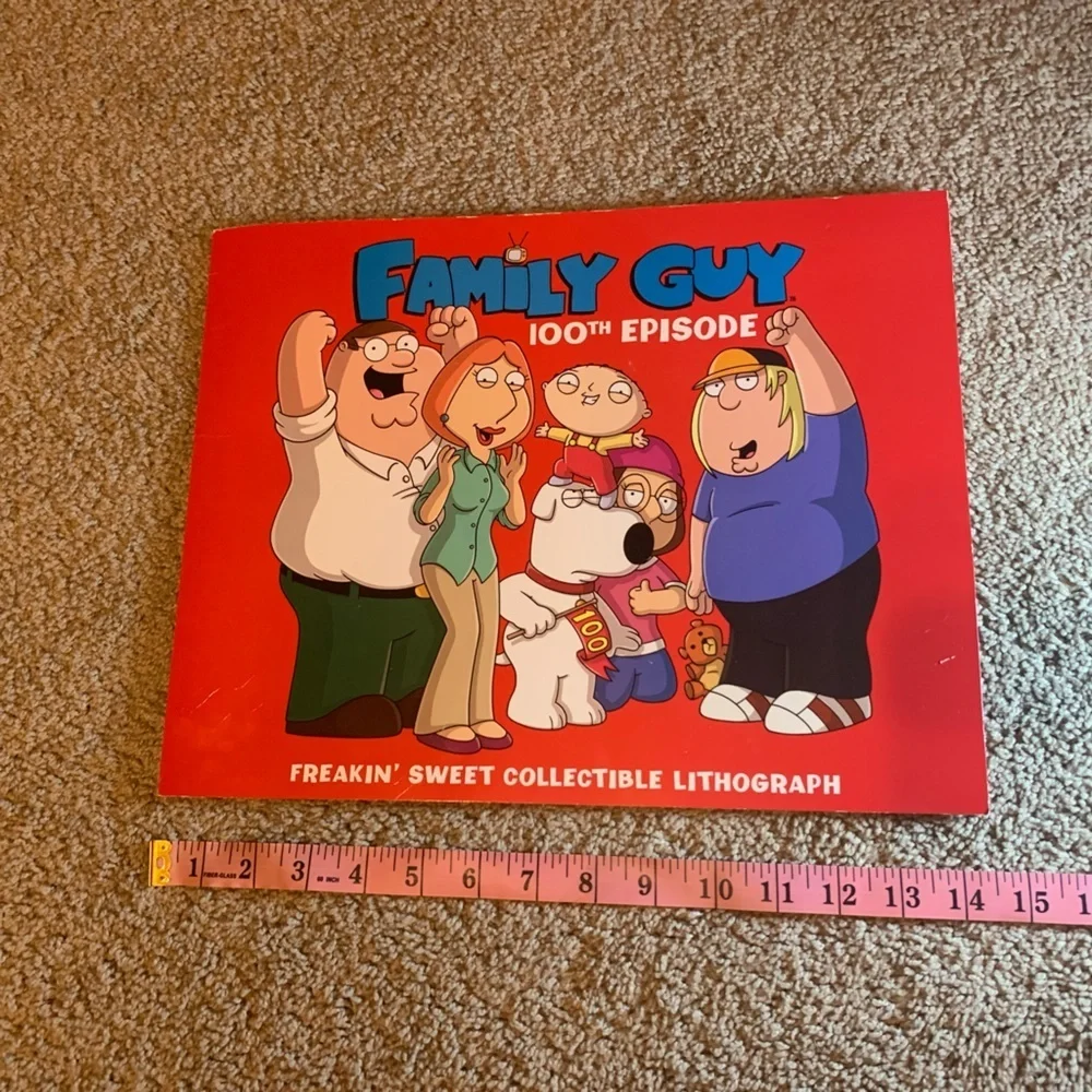 Family Guy 100th episode collectable lithograph Best Buy exclusive limited print